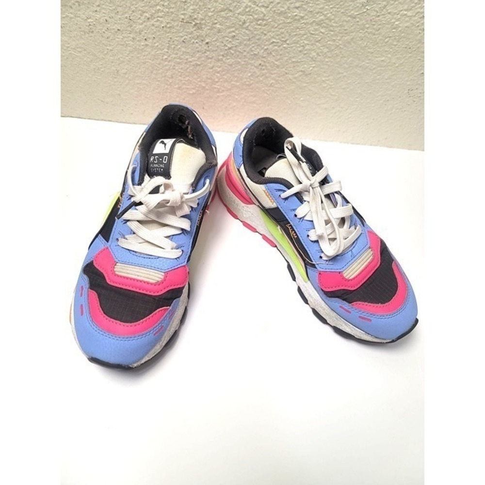 Kids Multicolor Athletic Sneakers - Blue/Pink